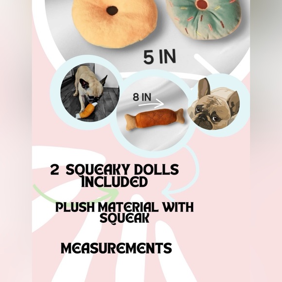 Kit for small pets and puppies ROPE BALL KNOTS 2
SQUEAKY DOLLS INCLUDED 1 TOWEL - Picture 4 of 4